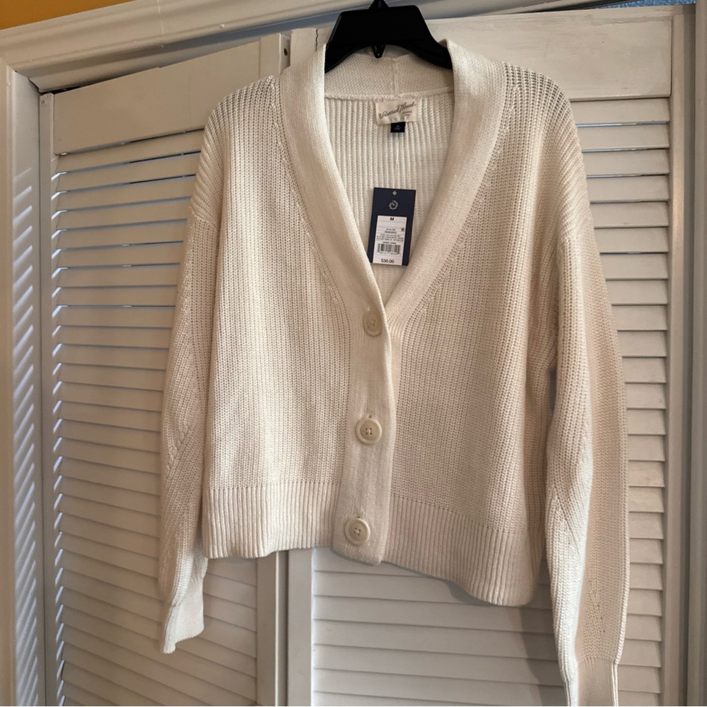 Cozy Cream Cardigan Sweater